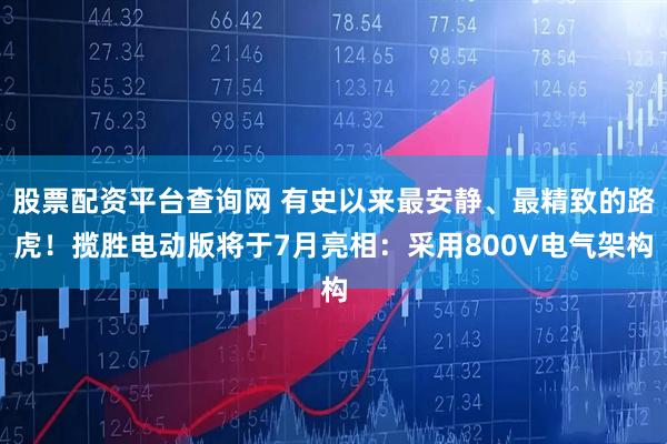 股票配资平台查询网 有史以来最安静、最精致的路虎！揽胜电动版将于7月亮相：采用800V电气架构